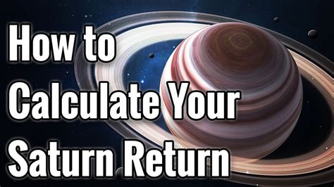 The energy of Saturn can give you focus, tenacity, clarity and stamina. . Saturn return calculator